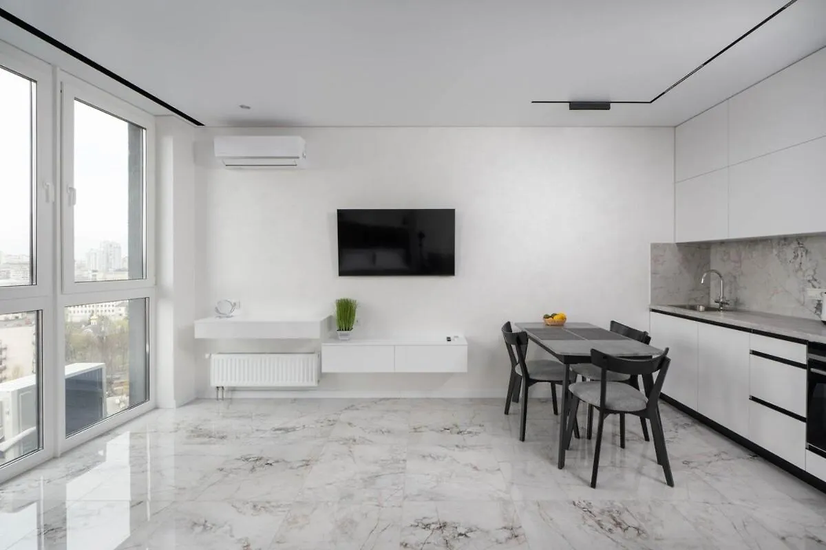 Skyview Luxe Apartment On Sholudenka Street 基輔