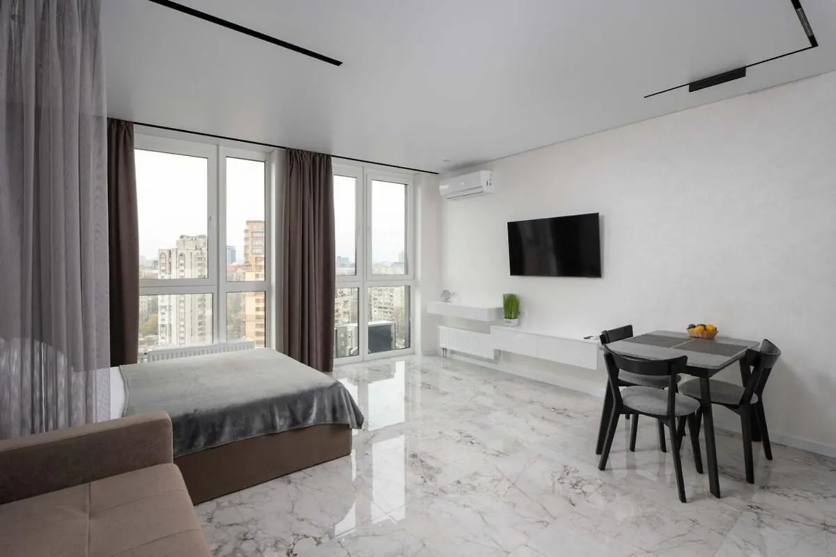 Skyview Luxe Apartment On Sholudenka Street 基輔